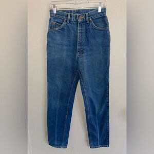 Lee vintage womens Straight Blue Jeans sz 10